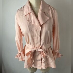 Banana Republic Light Pink Jacket Coat Sz XS